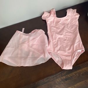 Toddler dance leotard and skirt